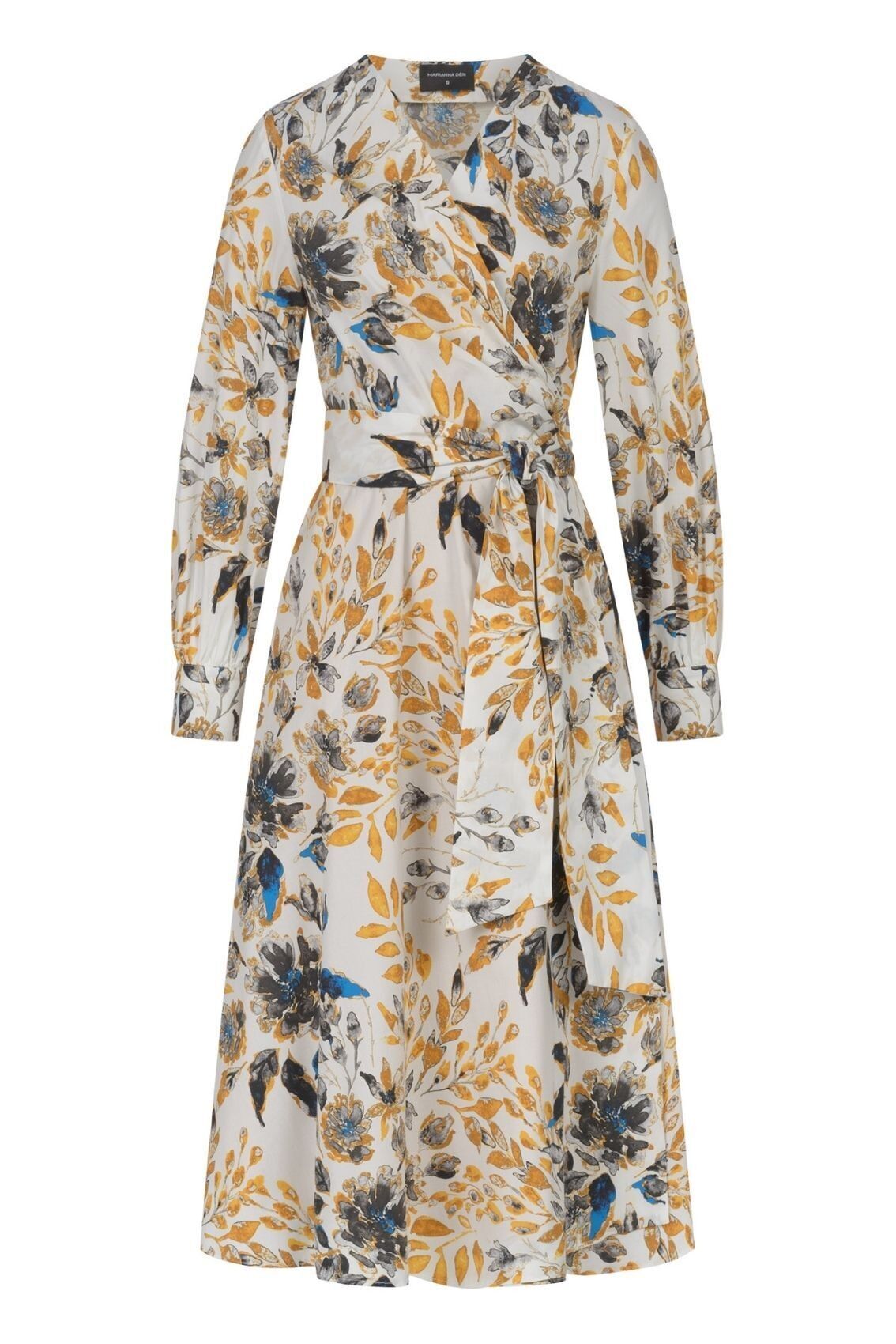 Vestido cruzado Jardín de otoño