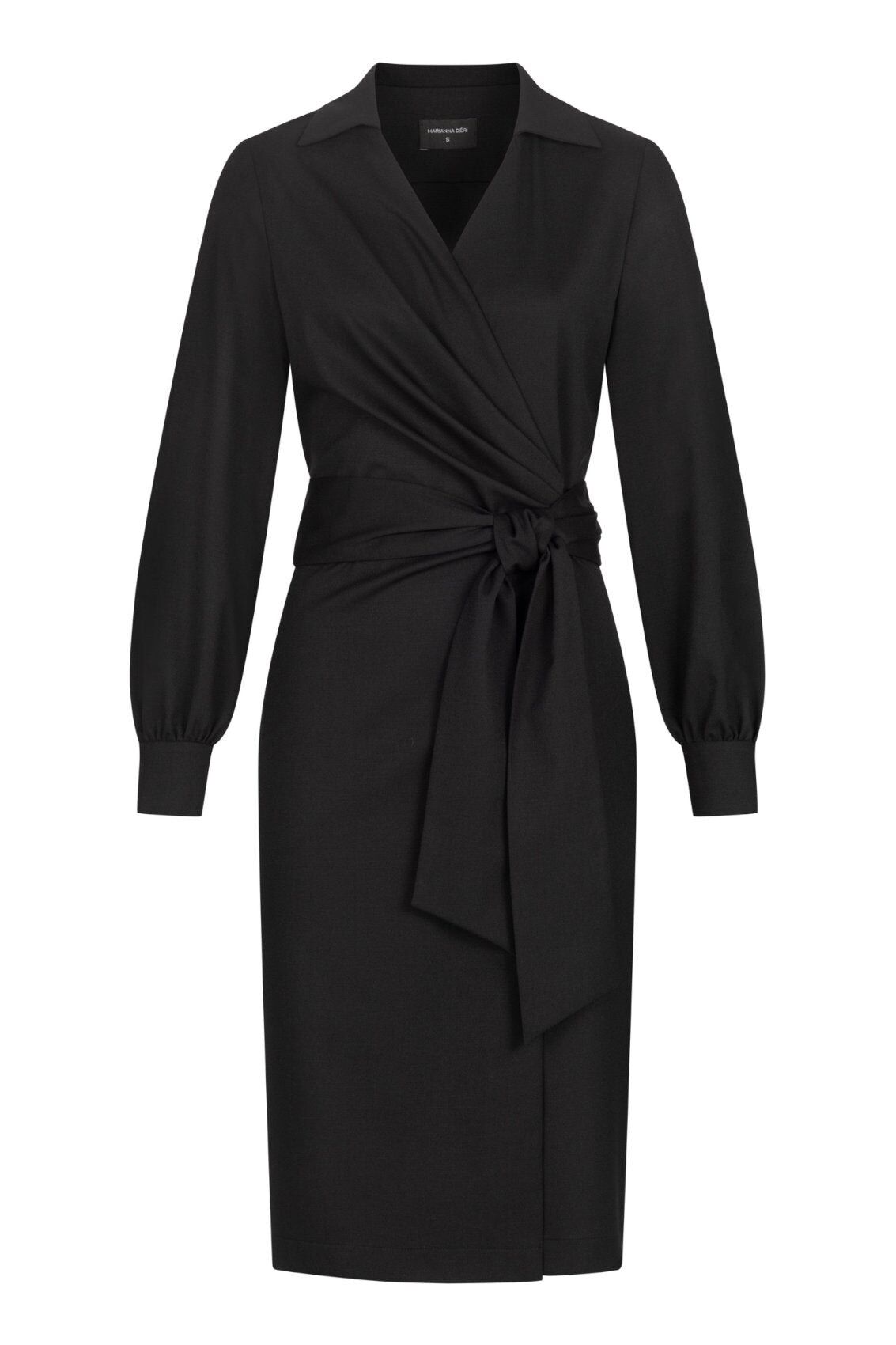 Abito avvolgente nero