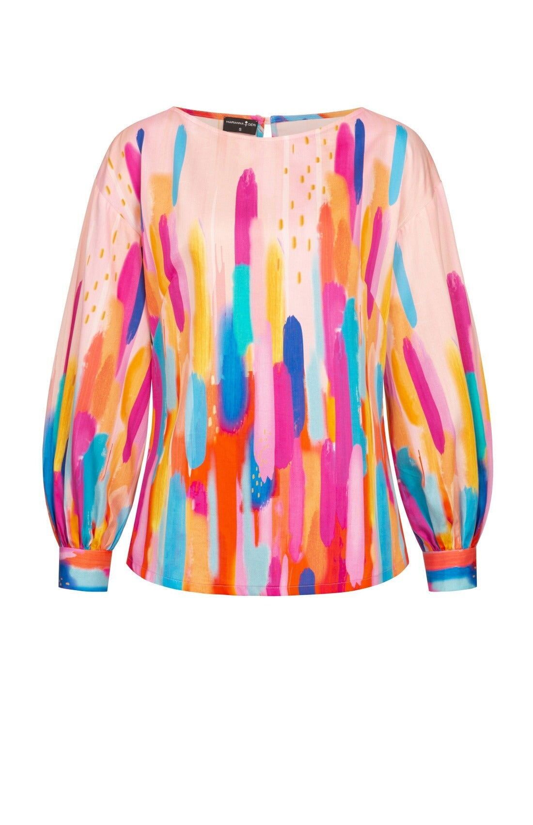 Camicetta con pennellate