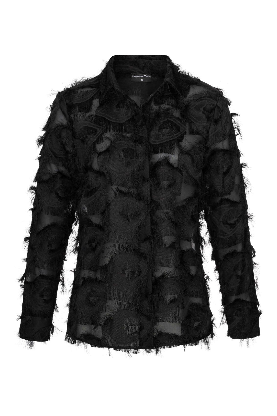 camicetta con frange