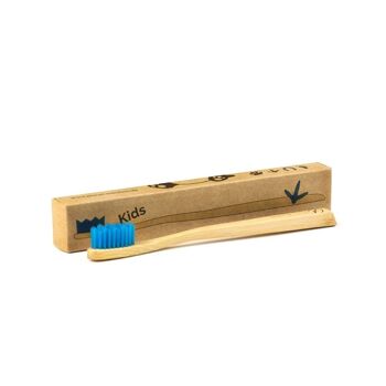 Bamboo Toothbrush Children - Single (bleu // moyen) 2
