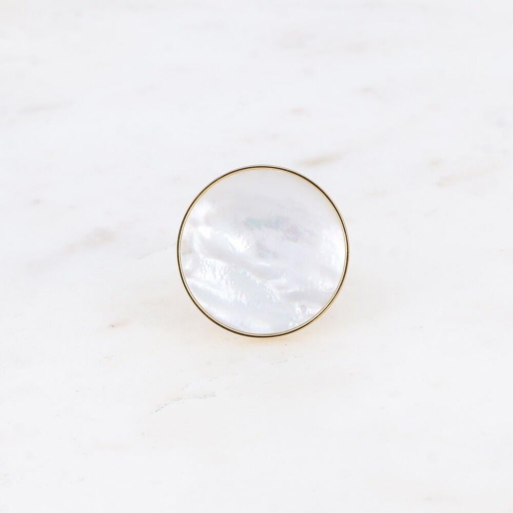 Anello Blissie in oro - pietra naturale