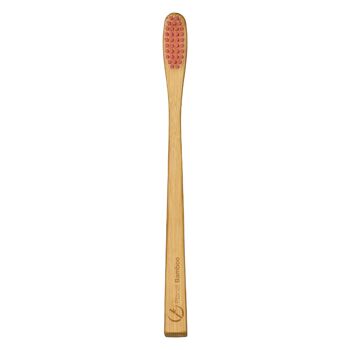Bamboo Toothbrush Children - Single (rose // moyen) 1