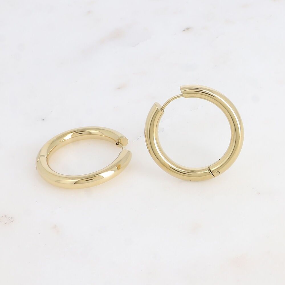 Creolen – dicker Ring 28 mm