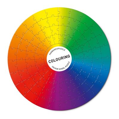 COLOREAR Puzzle de círculos de colores, 96 piezas