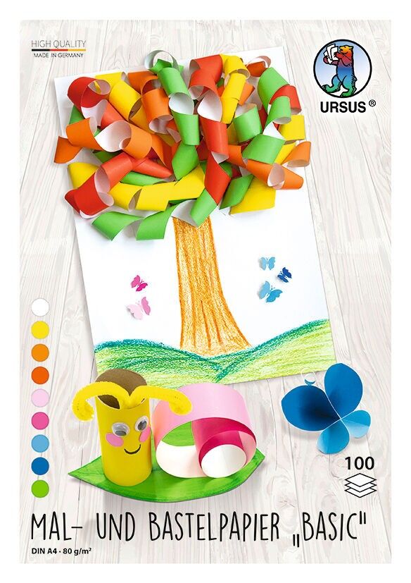 "Basic" drawing and craft paper, DIN A4