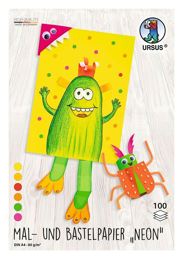 Papier à dessin et à modeler « néon »