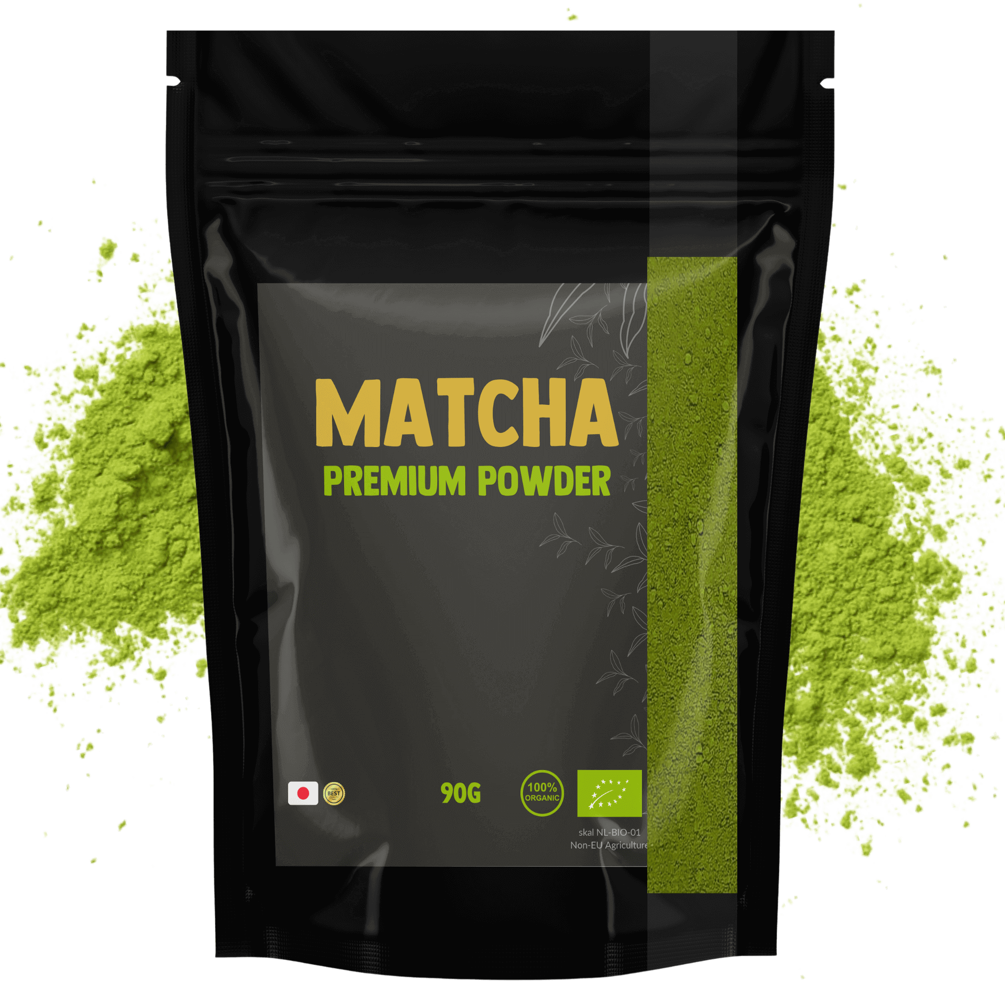 GOYU Premium Organic Matcha Powder - Japan – Energy - Matcha powder - Matcha powder - 60 days supply per sachet