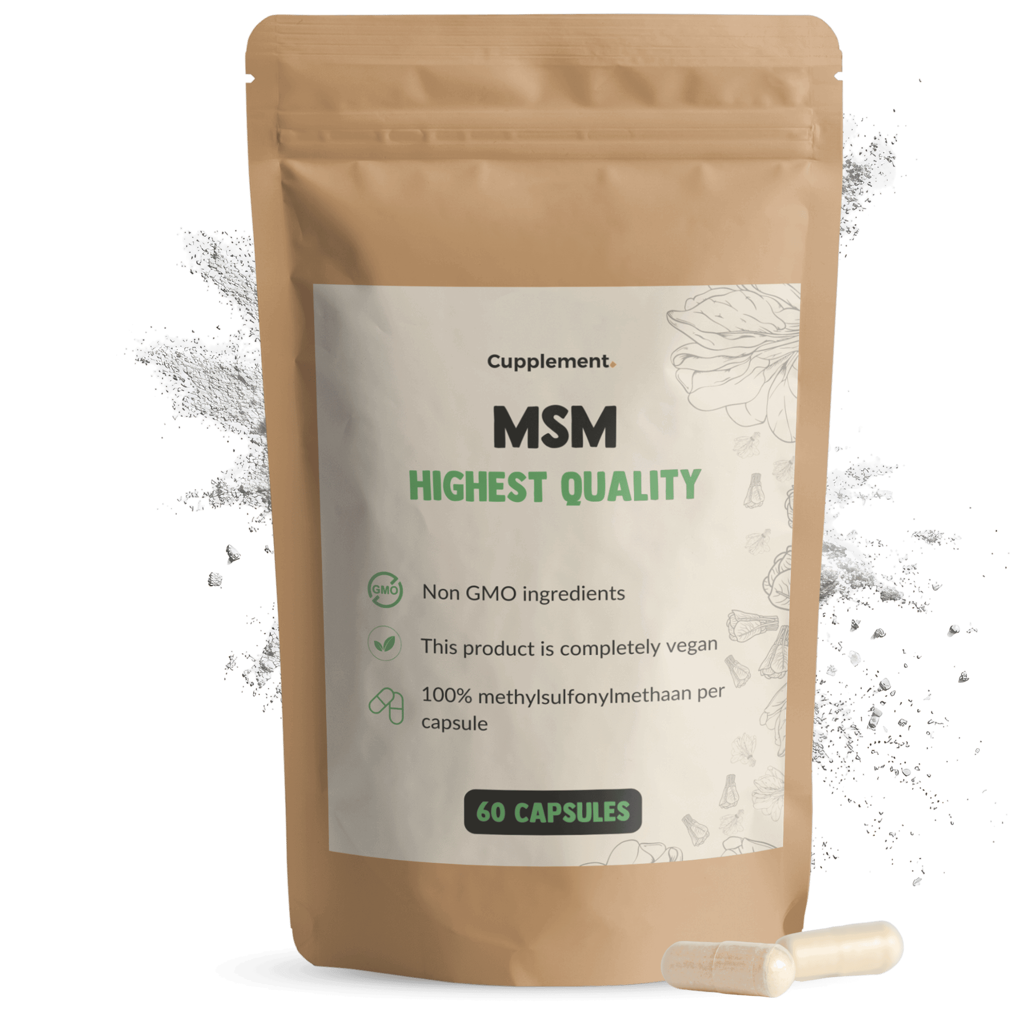 GOYU MSM 500 mg - Skin & Hair - 60-day supply per sachet