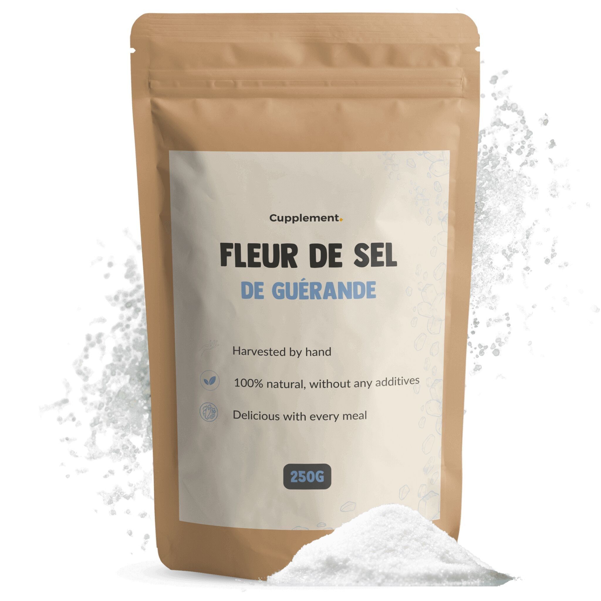 Cupplement Fleur de Sel de Guérande - Sal Marina Celta Gruesa - Sal Marina Celta - Sal