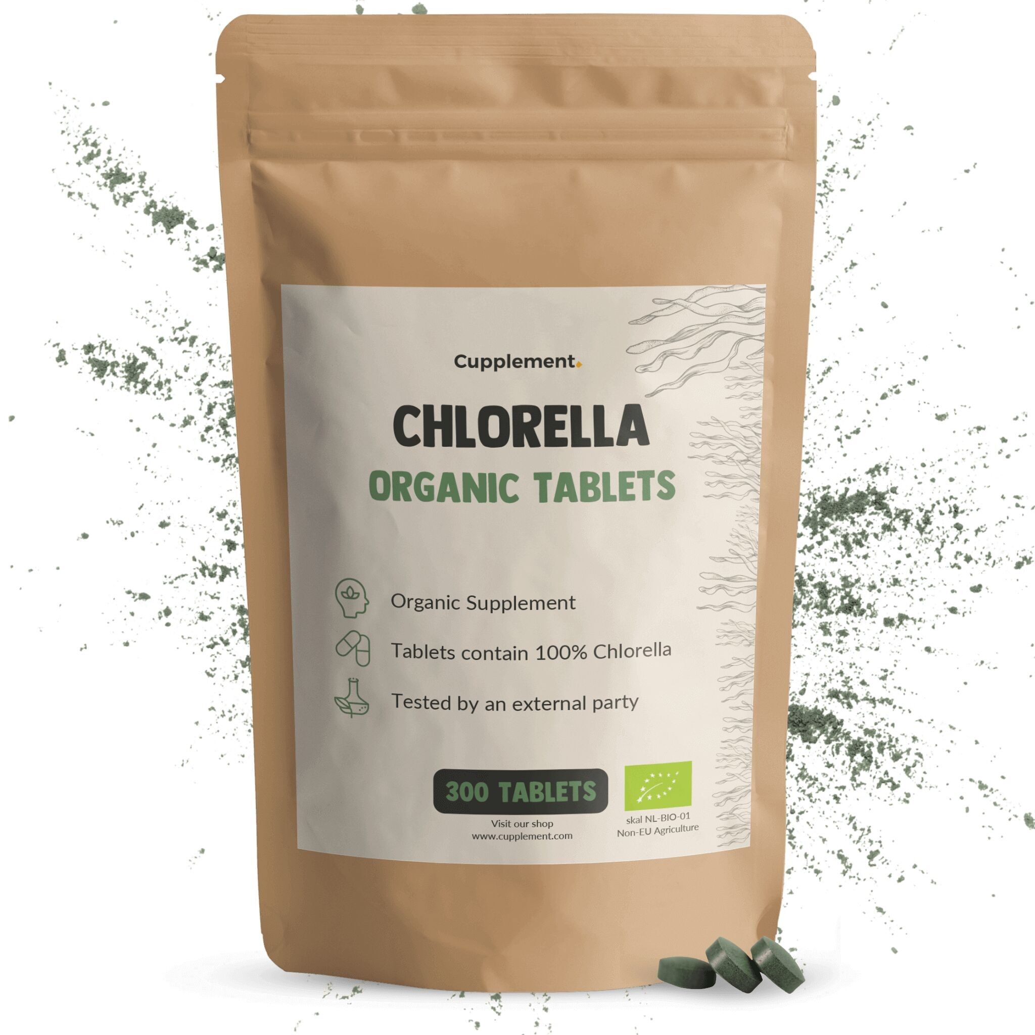 Cupplement Chlorella 500 mg Biologico - Alghe - Disintossicante - Spirulina
