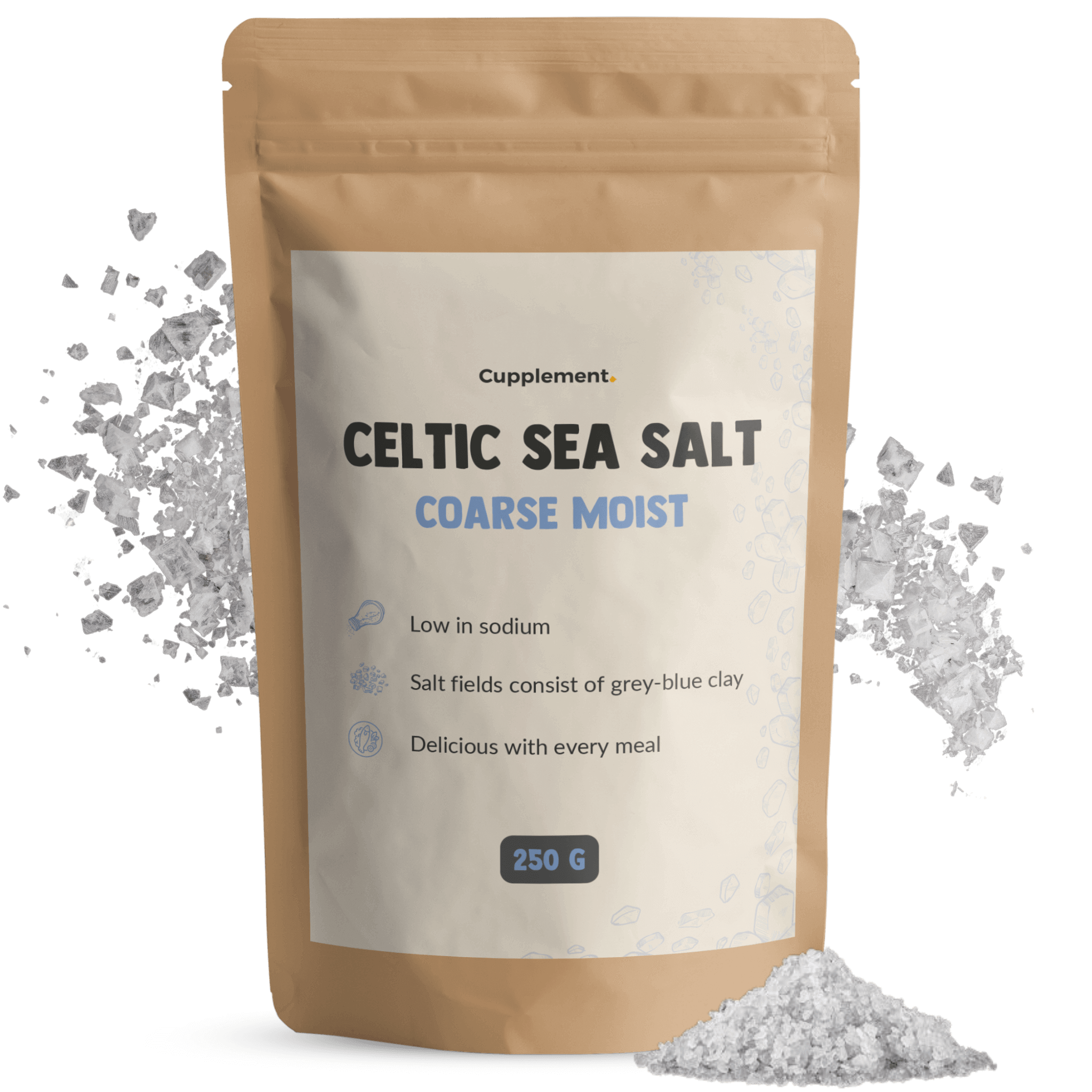GOYU Celtic Sea Salt 250g - Coarse Celtic Sea Salt Guérande