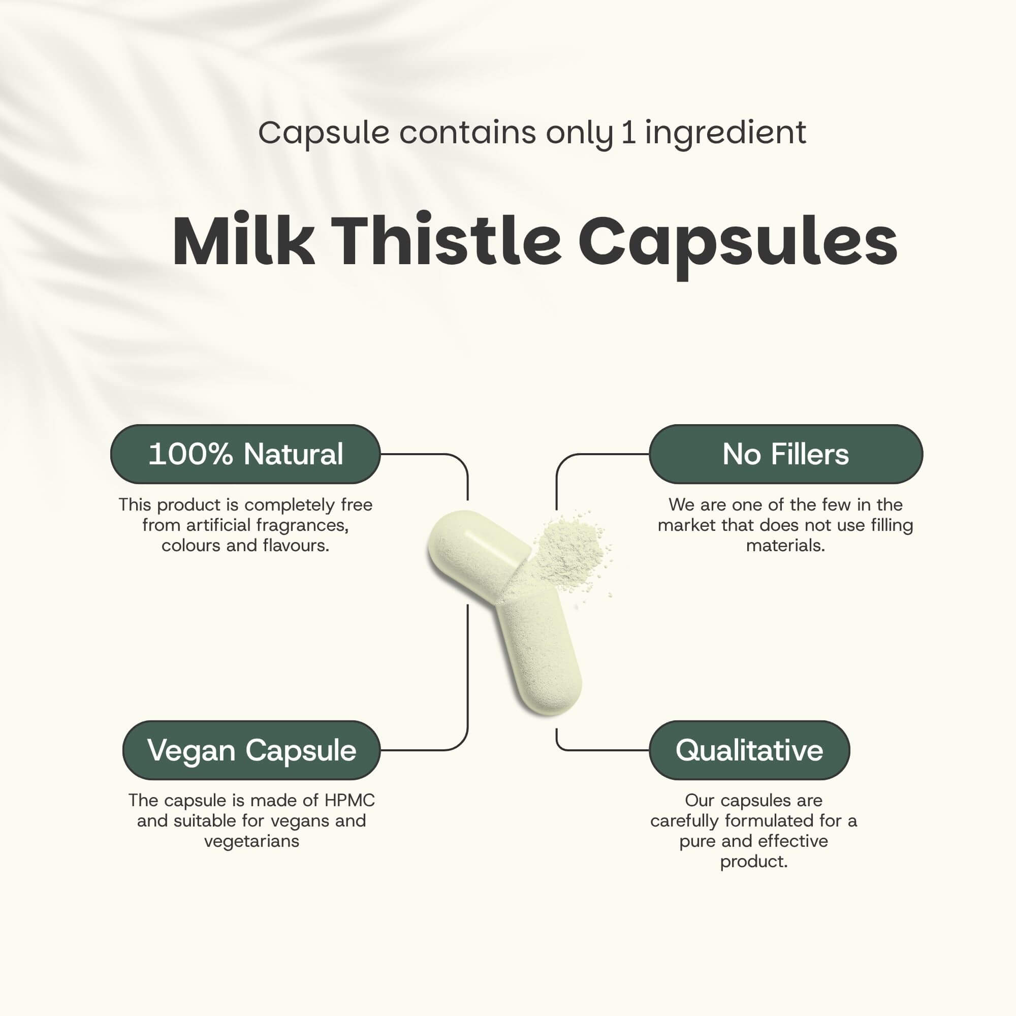 GOYU Mariadistel Extract 500 mg  - Leverreiniging - Milk Thistle - 60 dagen voorraad per zakje