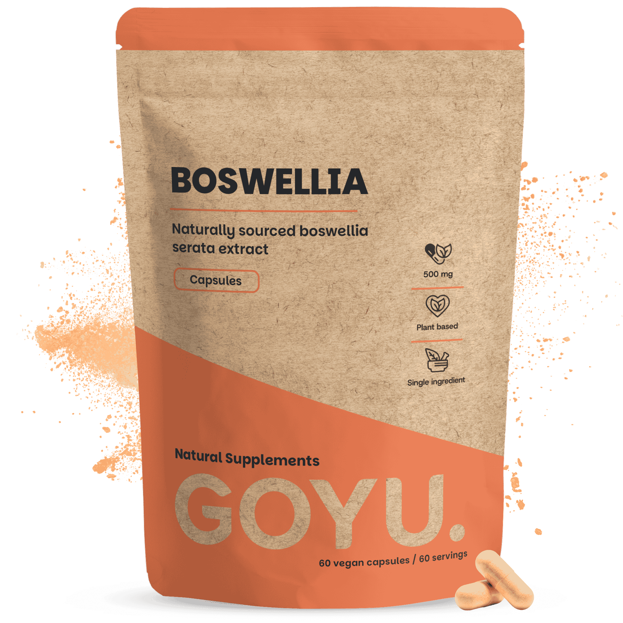 GOYU Boswellia Extract 500 mg - Joints - 60-day supply per sachet