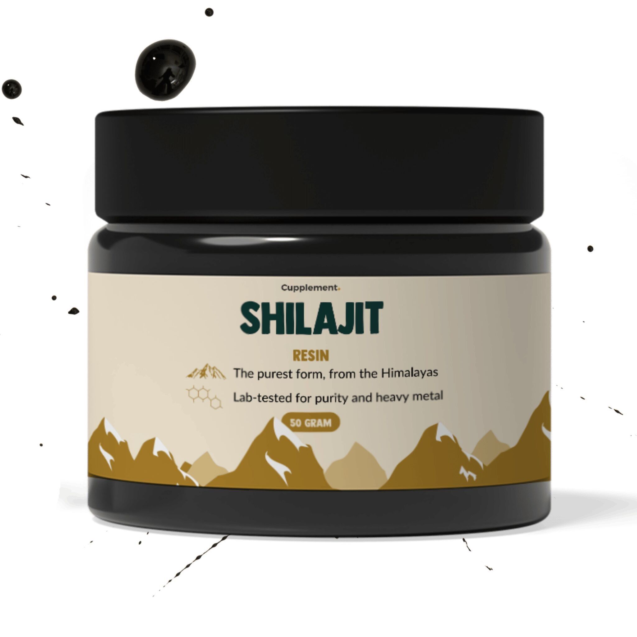 Resina Shilajit del complemento - Himalaya Mumijo – Energia