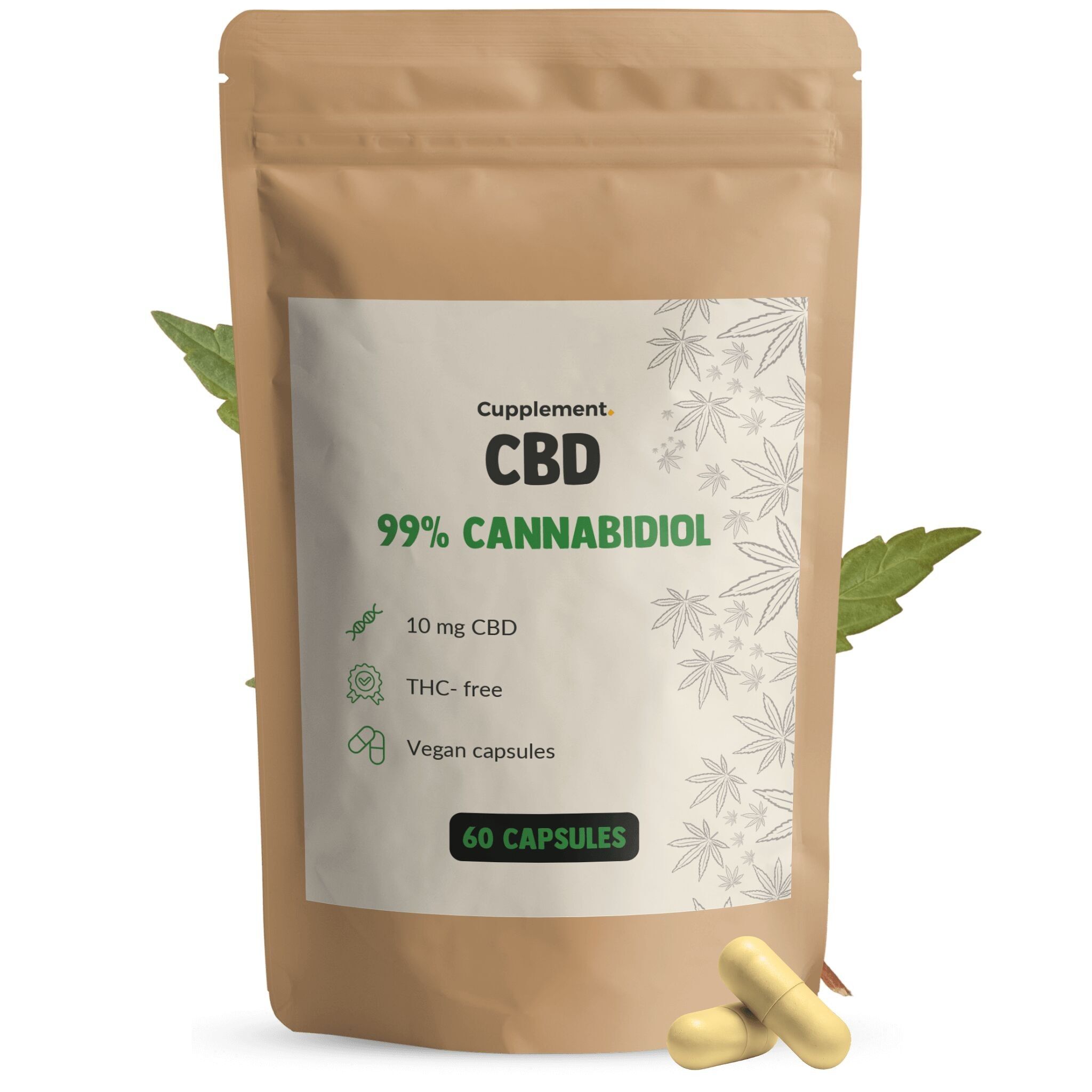 Cupplement CBD Olie 10 MG - Ontspannen