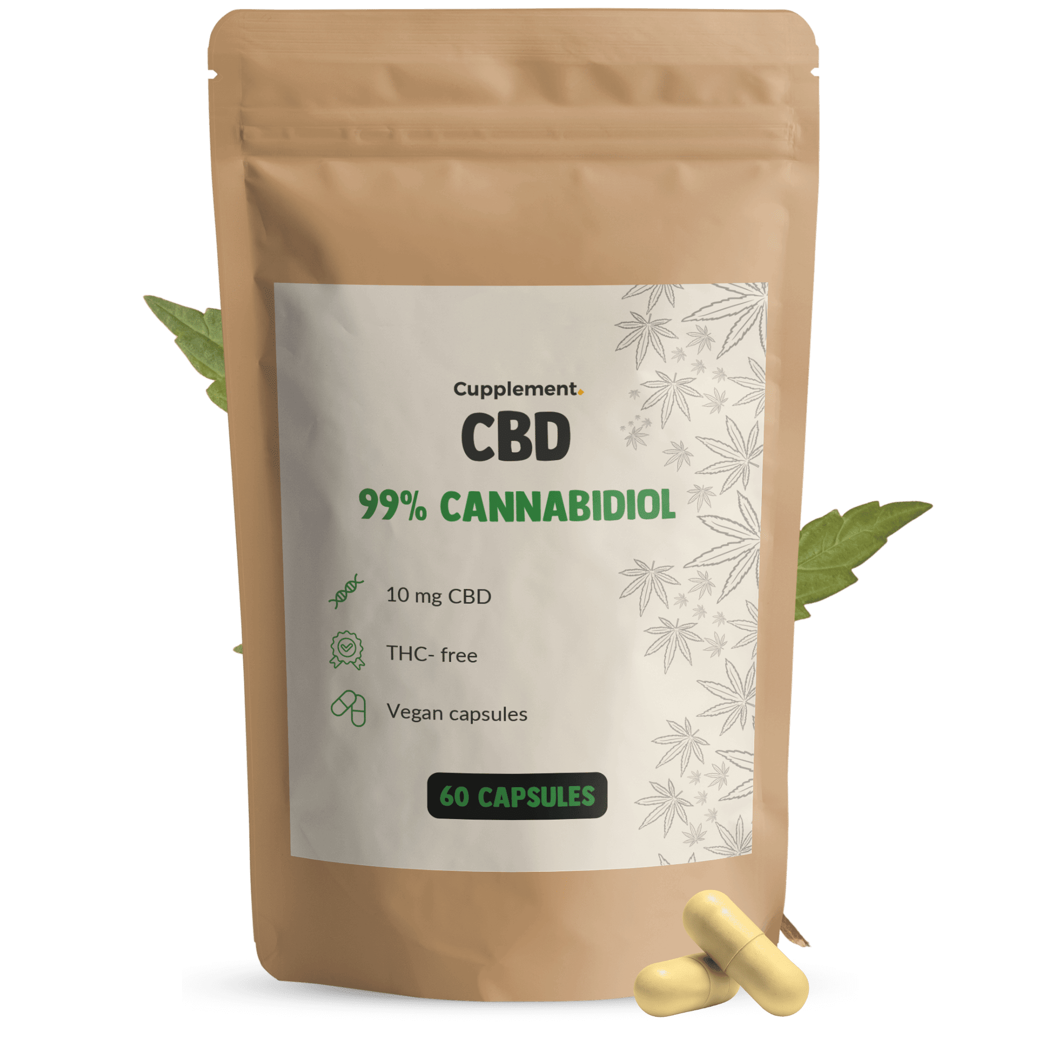 GOYU CBD Oil 10 MG - Relax - 60-day supply per sachet