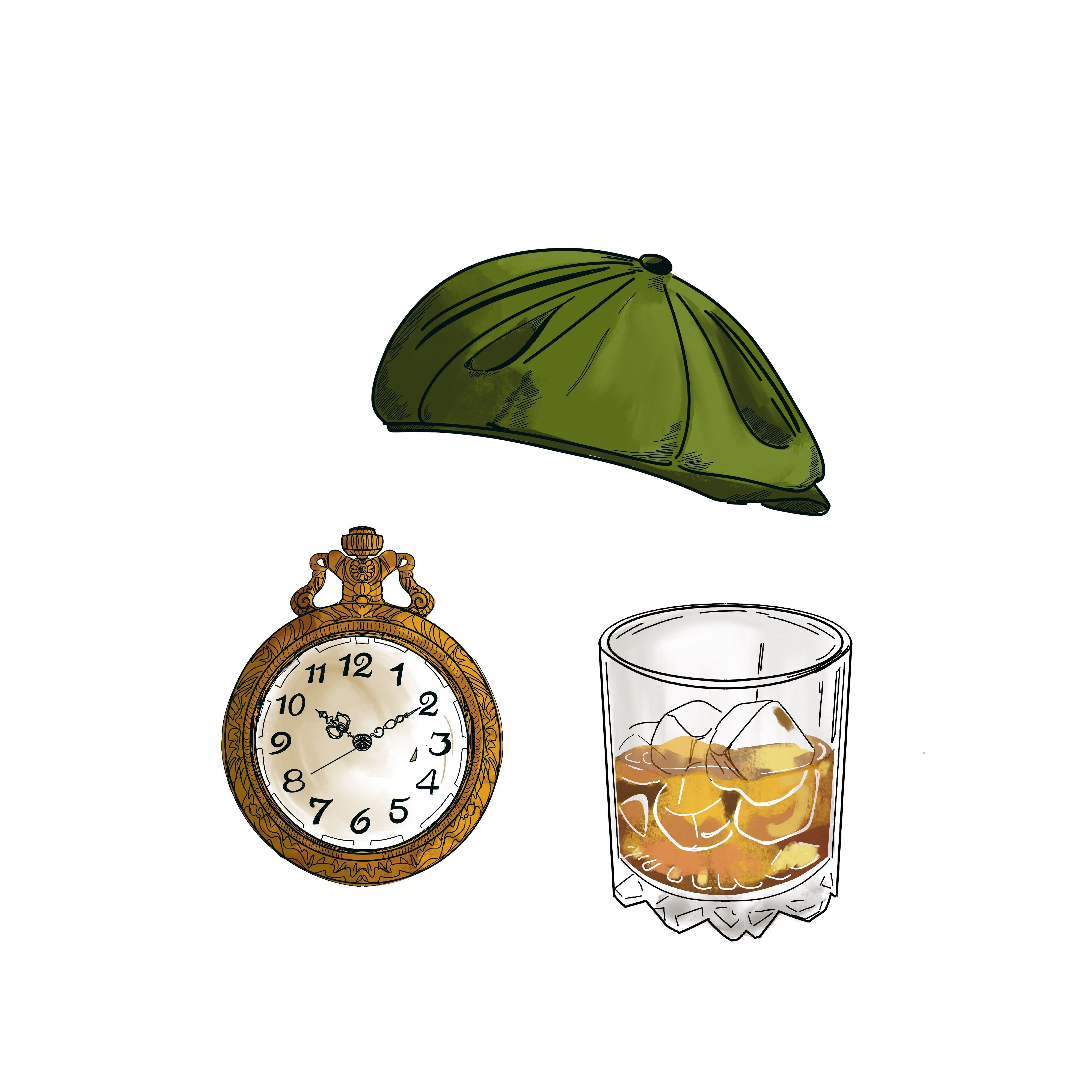 Temporary Tattoo: Whisky