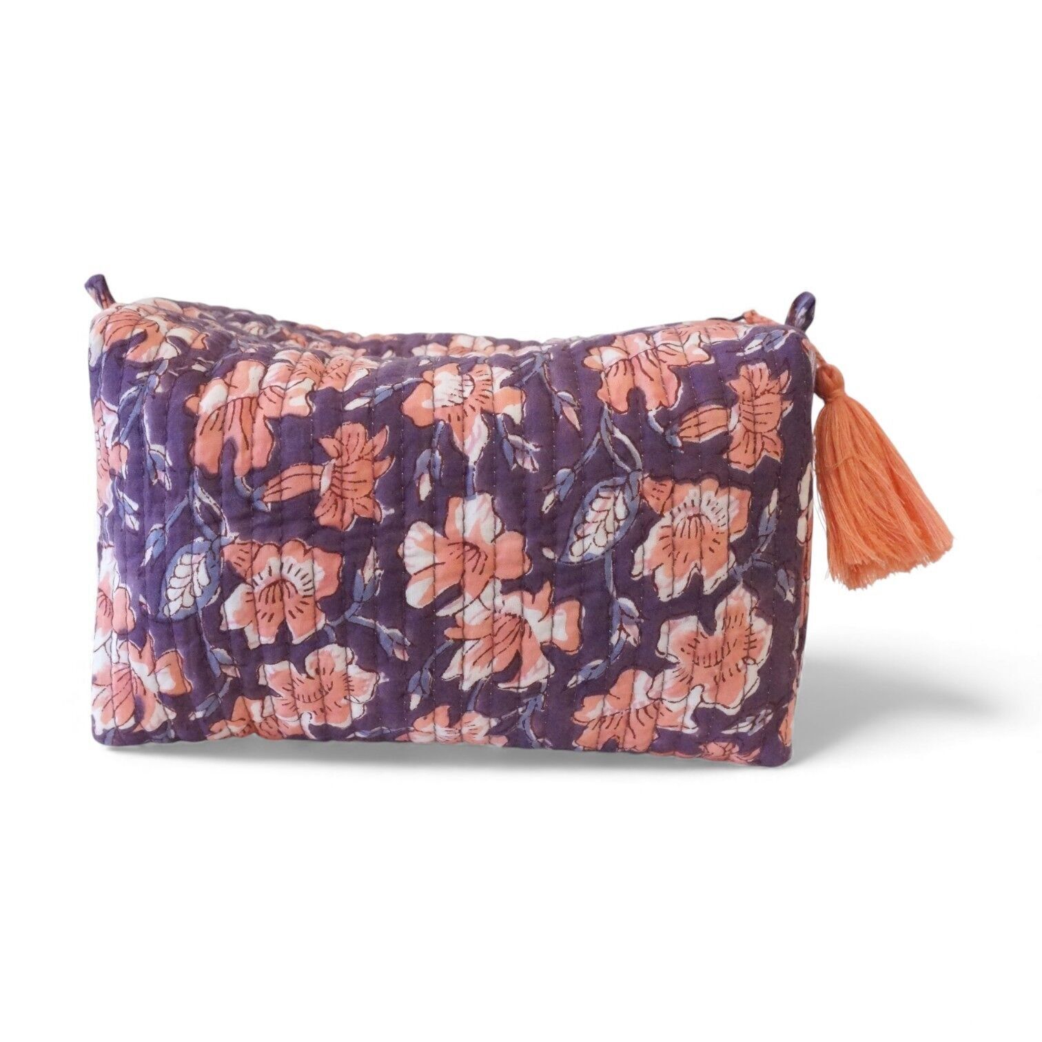 Trousse de toilette en coton imprimé N°98