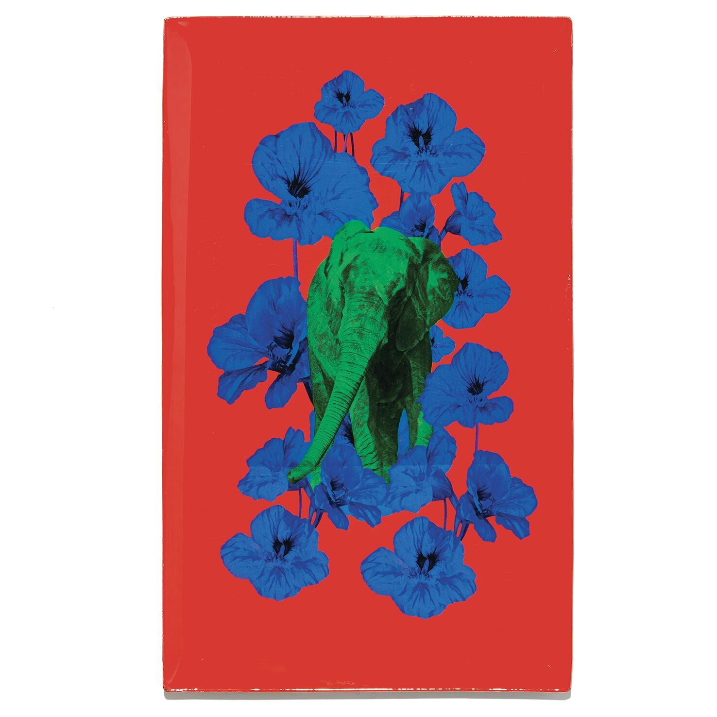 Poppy rectangular tray