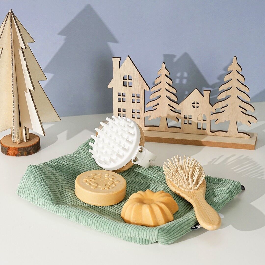 Selección HAIR SPA: champú y acondicionador de keratina, cepillo para el cabello y cepillo de masaje para el cabello