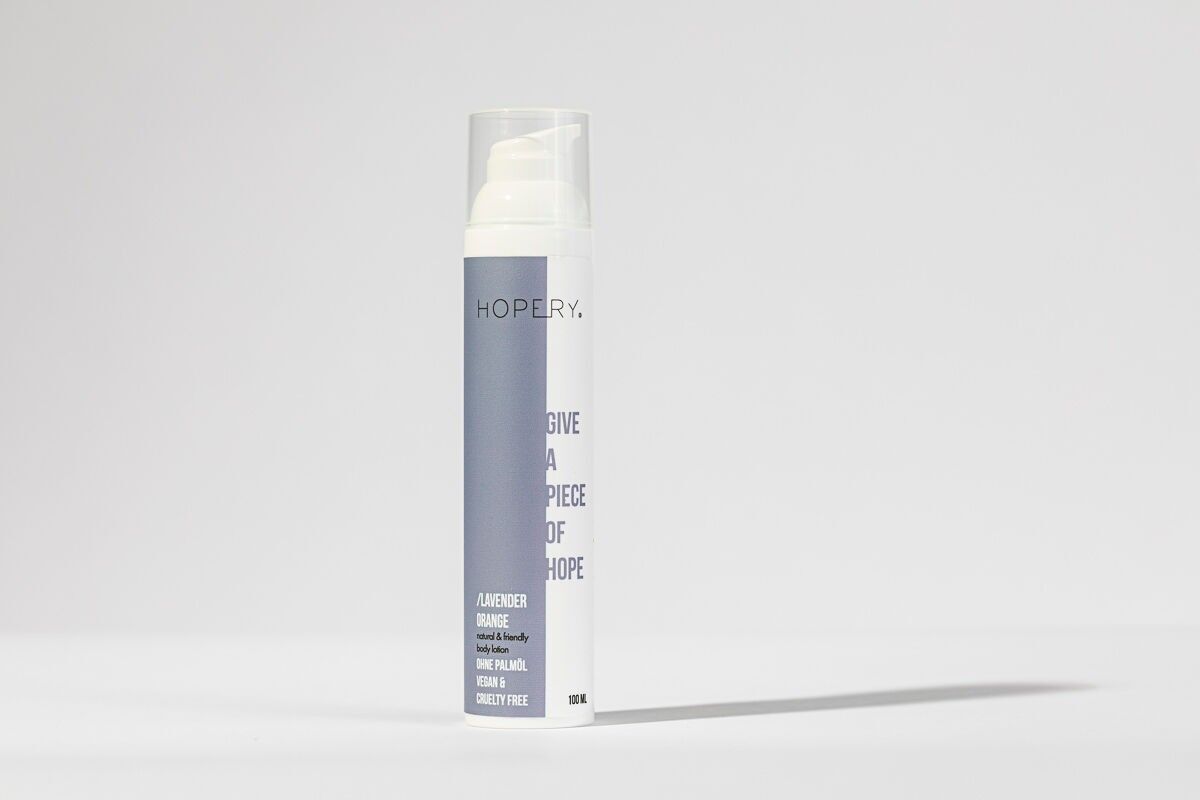 Loción corporal de lavanda y naranja