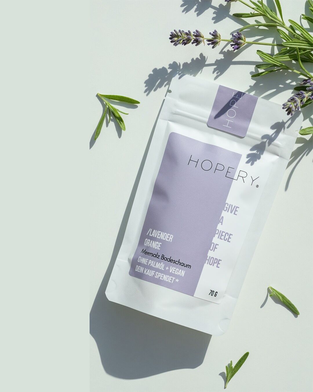 /LAVENDER ORANGE Meersalz Badeschaum