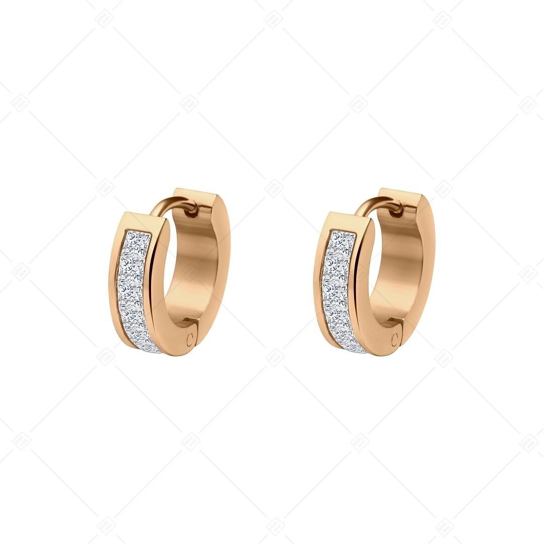 BALCANO - Grazia / Pendientes de aro con circonita cúbica