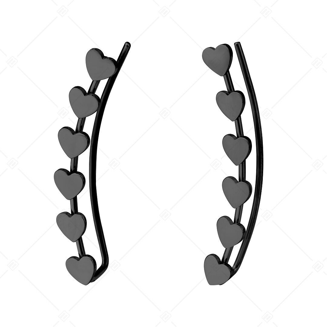 BALCANO - Lovers / Earring Climber With Black PVD Plated