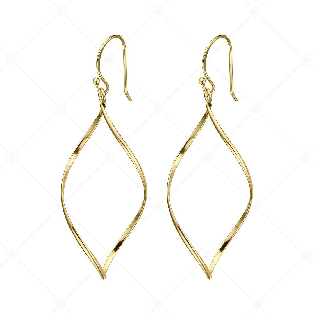 BALCANO - Claire / Dangling Stainless Steel Earrings, 18K Gold Plated