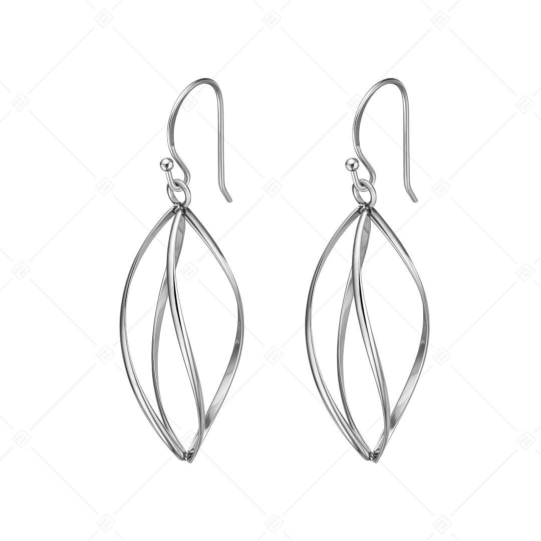 BALCANO - Isabelle / Dangling Stainless Steel Earrings, High Polished