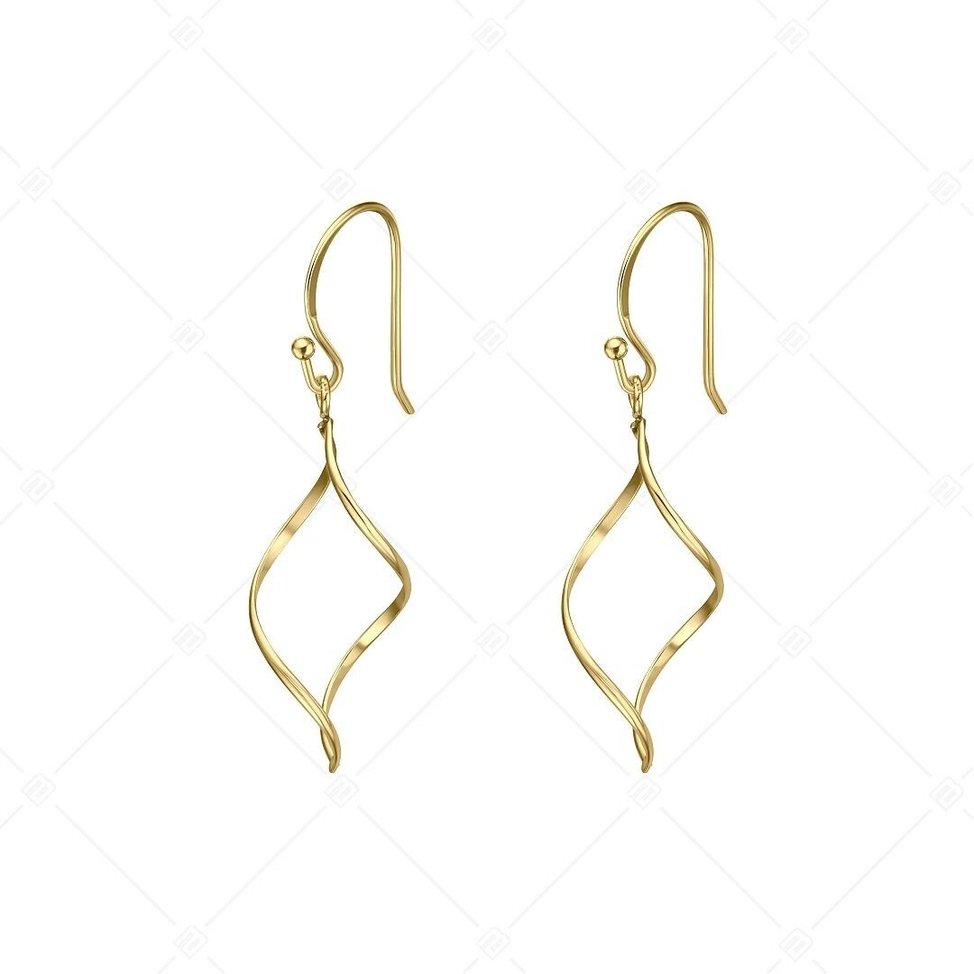 BALCANO - Amy / Dangling Stainless Steel Earrings, 18K Gold Plated