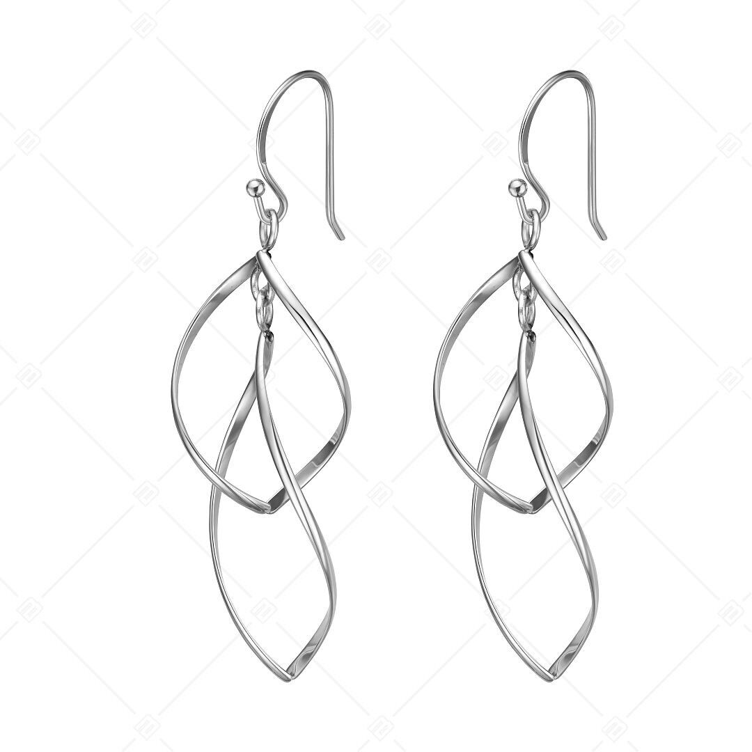 BALCANO - Vivienne / Dangling Stainless Steel Earrings, High Polished