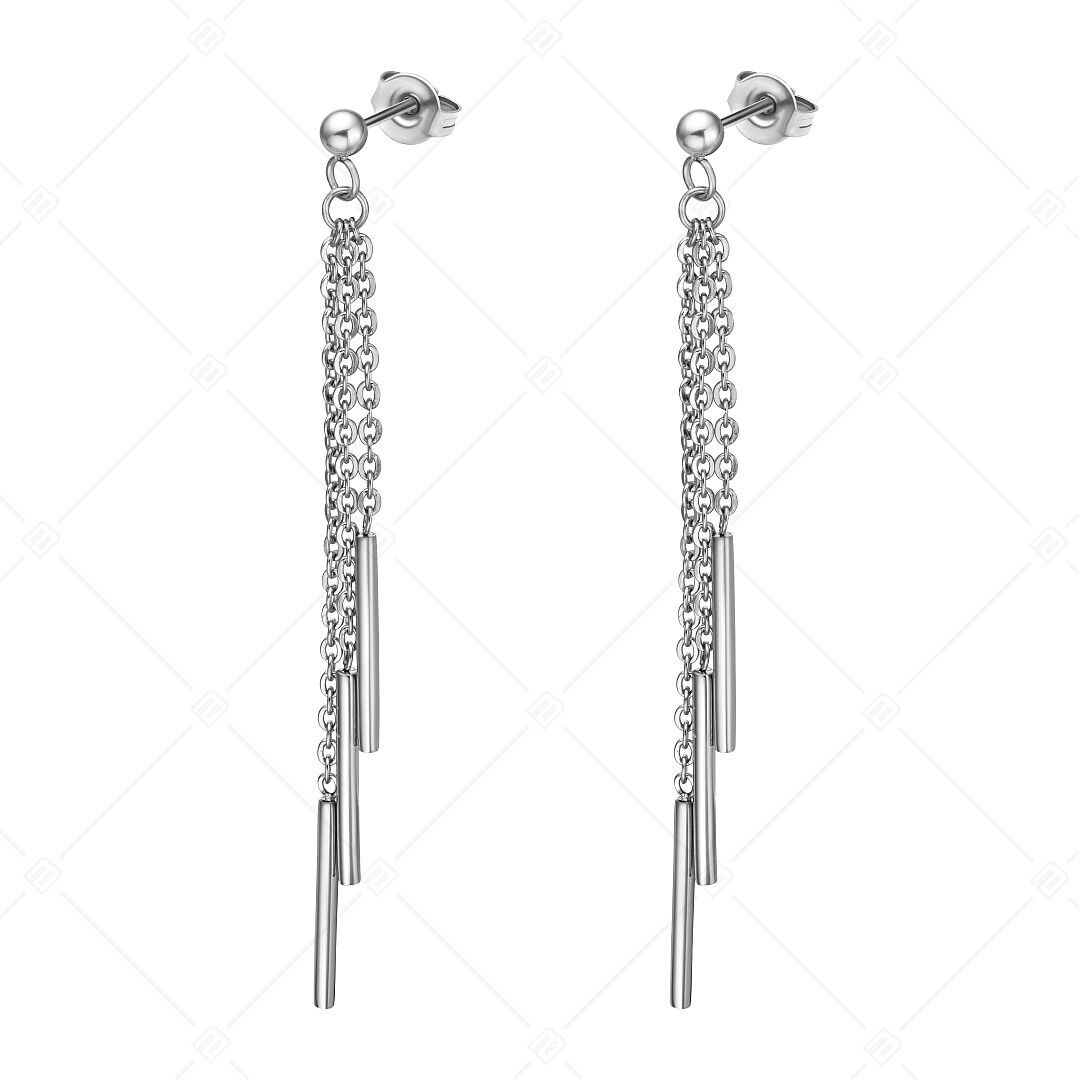 BALCANO - Natalie / Dangling Stainless Steel Earrings, High Polished