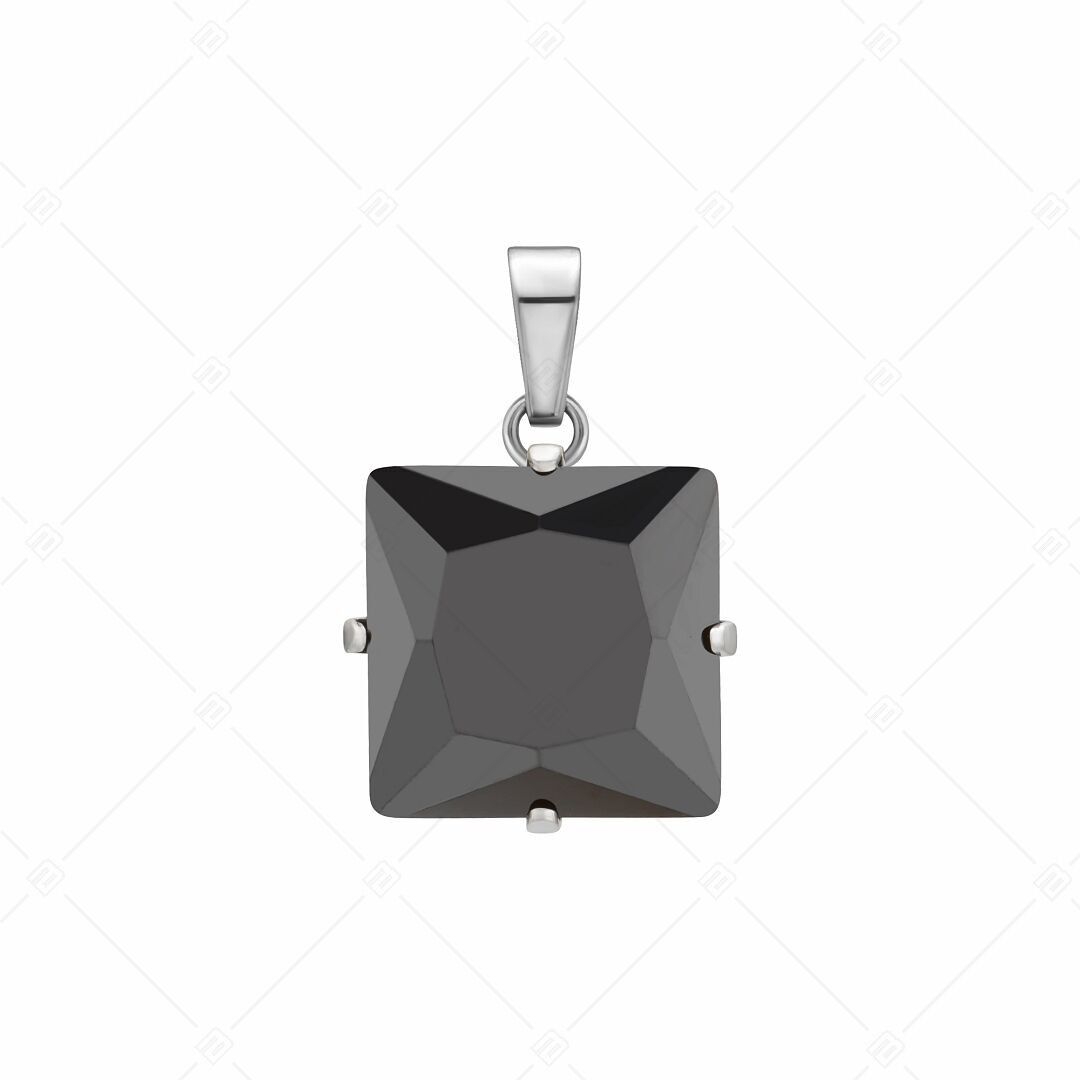 BALCANO - Frizzante / Pendente Con Pietra Preziosa Quadrata
