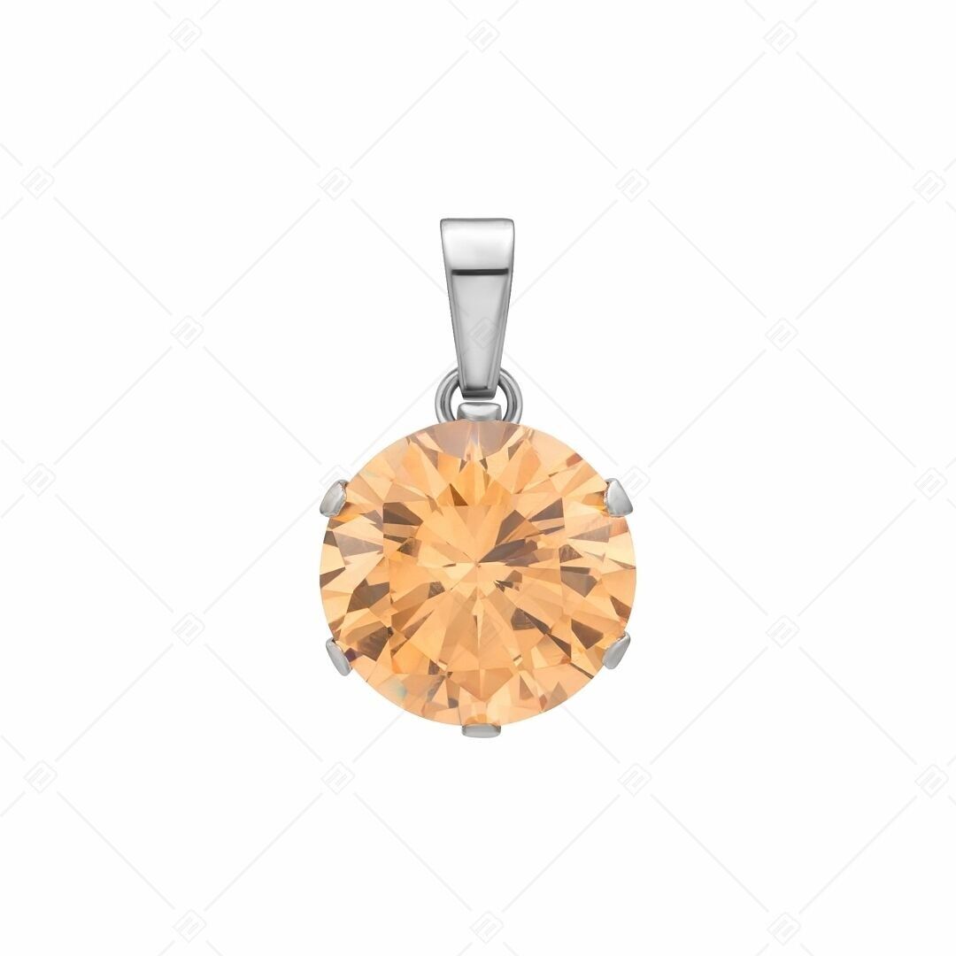 BALCANO - Frizzante / Colgante con piedra preciosa redonda