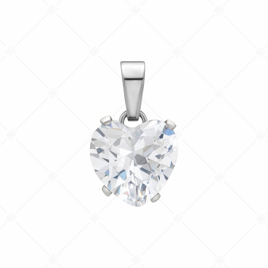 BALCANO - Frizzante / Colgante con piedra preciosa en forma de corazón