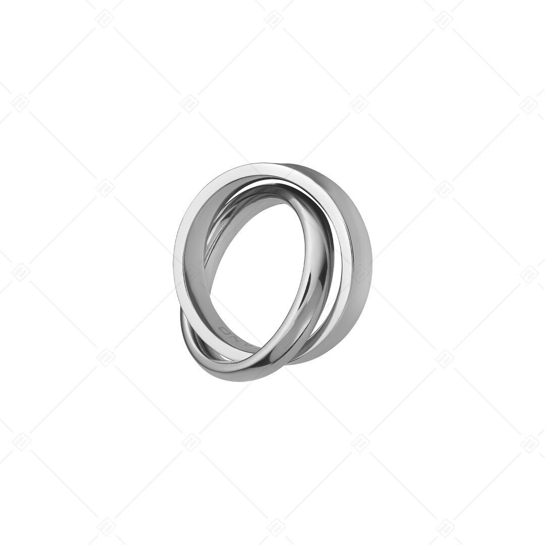 BALCANO - Colgante de aro entrelazado con acabado pulido