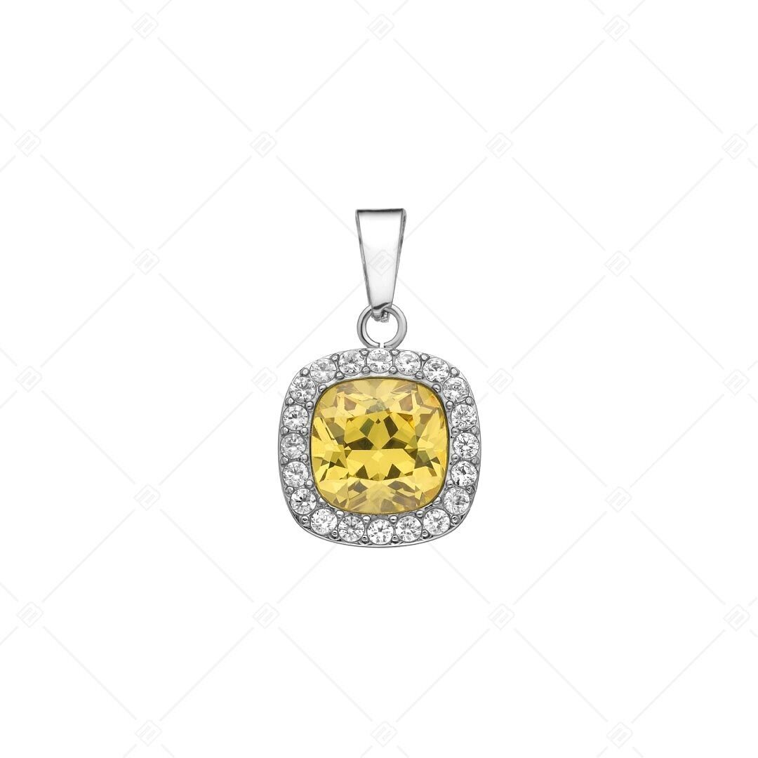 BALCANO - Sonja / Colgante cuadrado con piedras preciosas de circonita cúbica