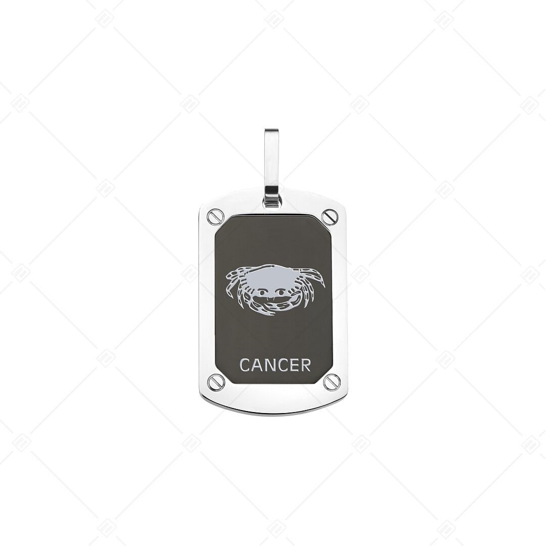 BALCANO - Colgante Cáncer/Horóscopo, baño de PVD negro - Cáncer