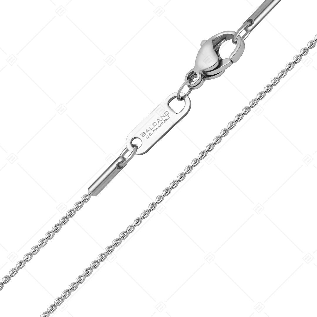 BALCANO - Spiga / Cadena Spiga de acero inoxidable, pulido - 1,1 mm