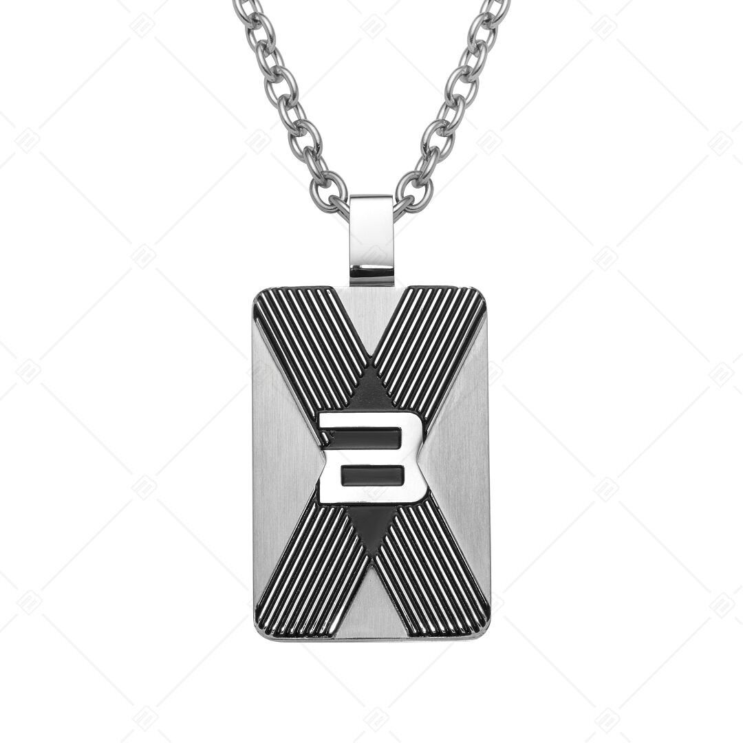 BALCANO - Xman / Stainless Steel Cable Chain With "X" Pendant
