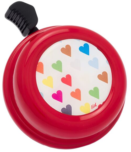 Liix Colour Bell Polka Hearts Red