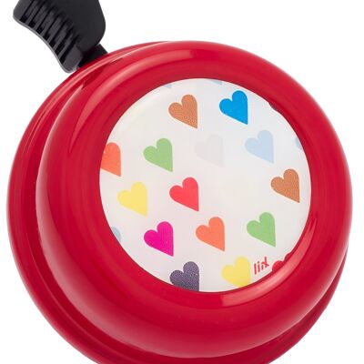 Liix Color Bell Lunares Corazones Rojo