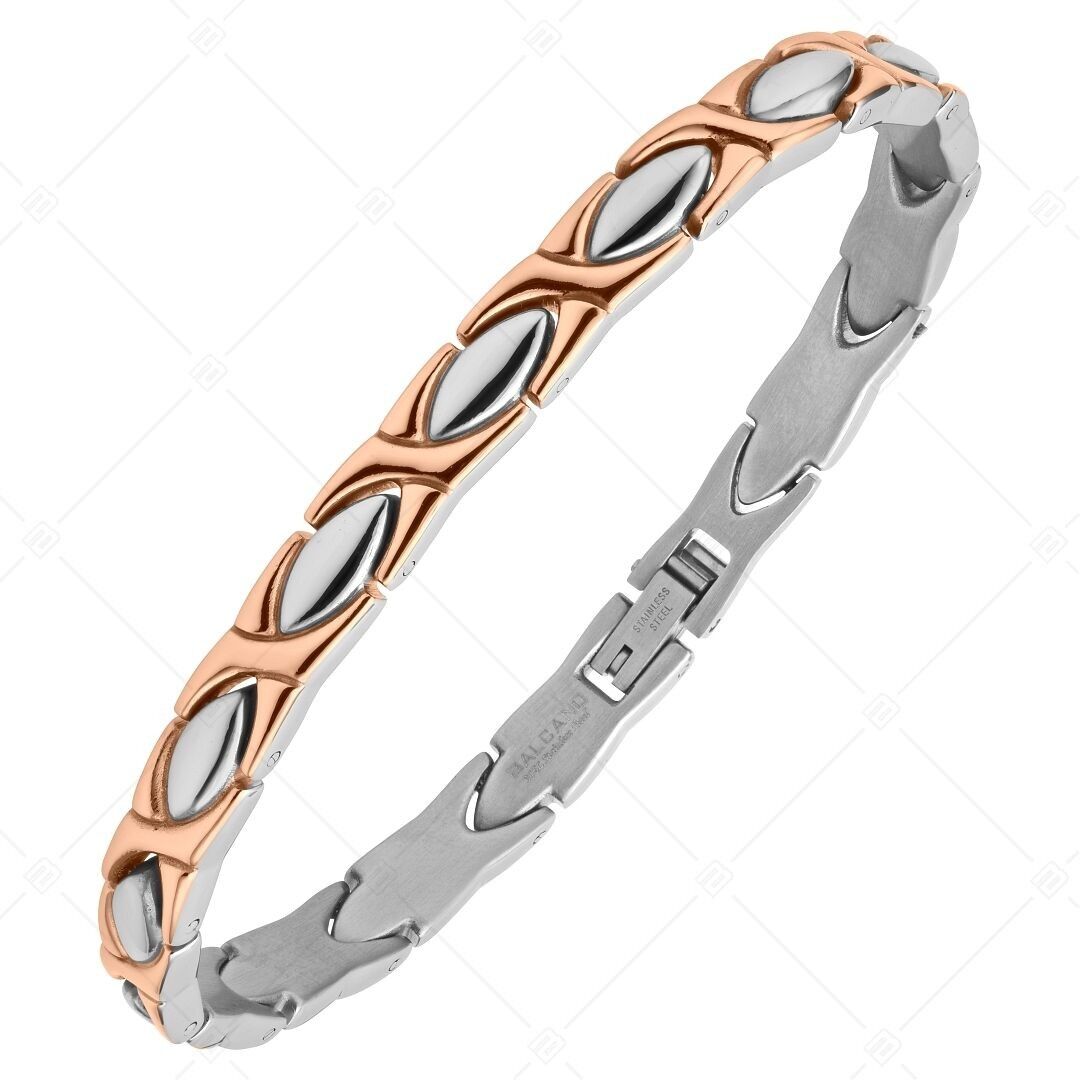 BALCANO - Venice / Stainless Steel Bracelet With 18K Rose Gold Plated