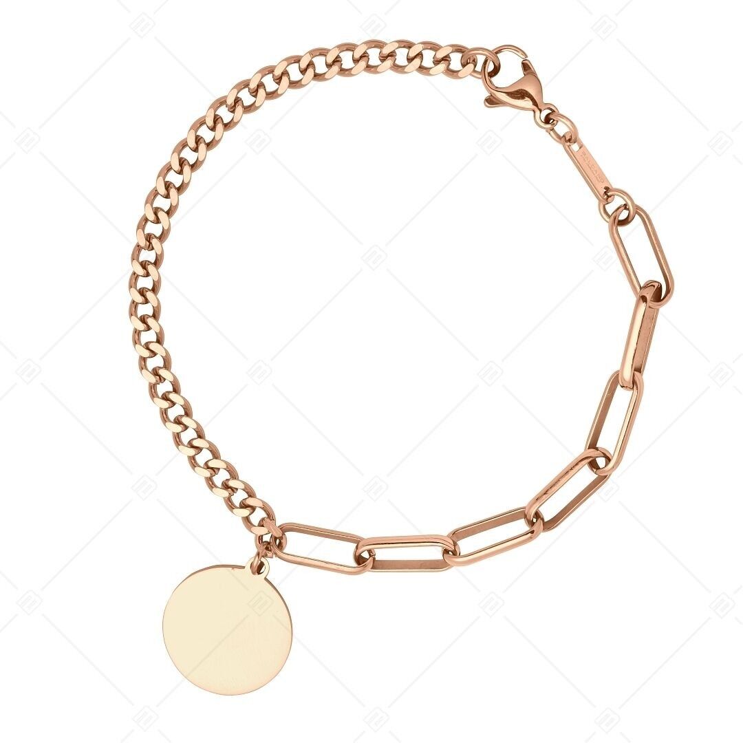 BALCANO - Jessie / Stainless Steel Fashion Bracelet, 18K Rose Gold Plated