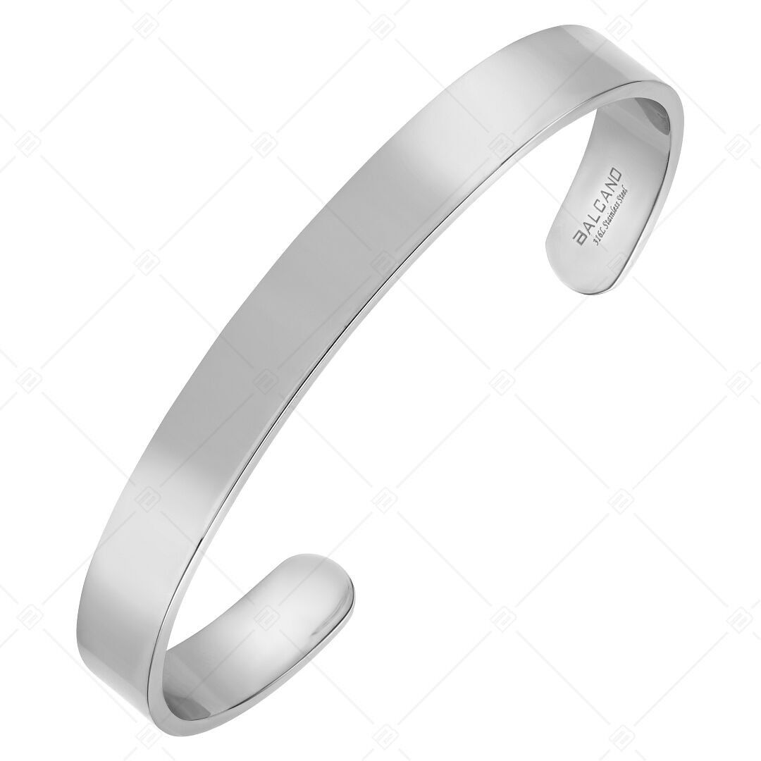 BALCANO - Alex / Stainless Steel Bangle Bracelet With High Polish