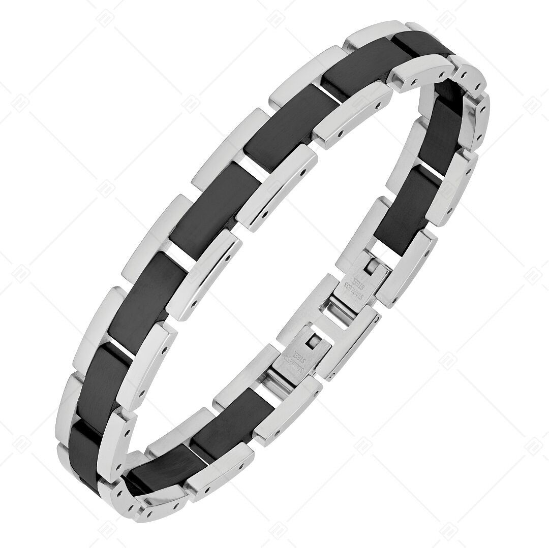 BALCANO - Luke / Stainless Steel Bracelet With High Polish, Black PVD Plated