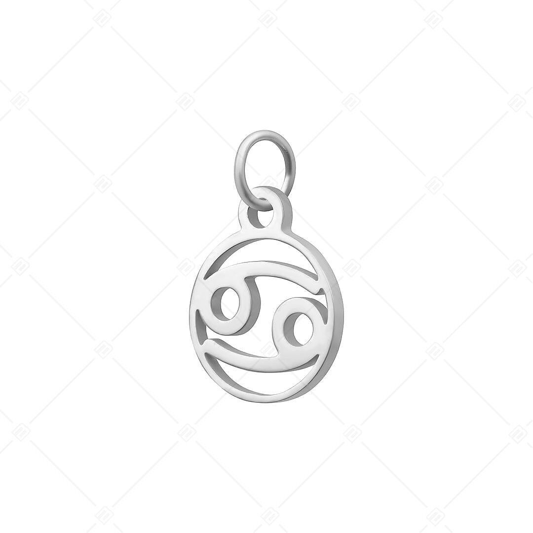 BALCANO - Charm de horóscopo de acero inoxidable, pulido - Cáncer
