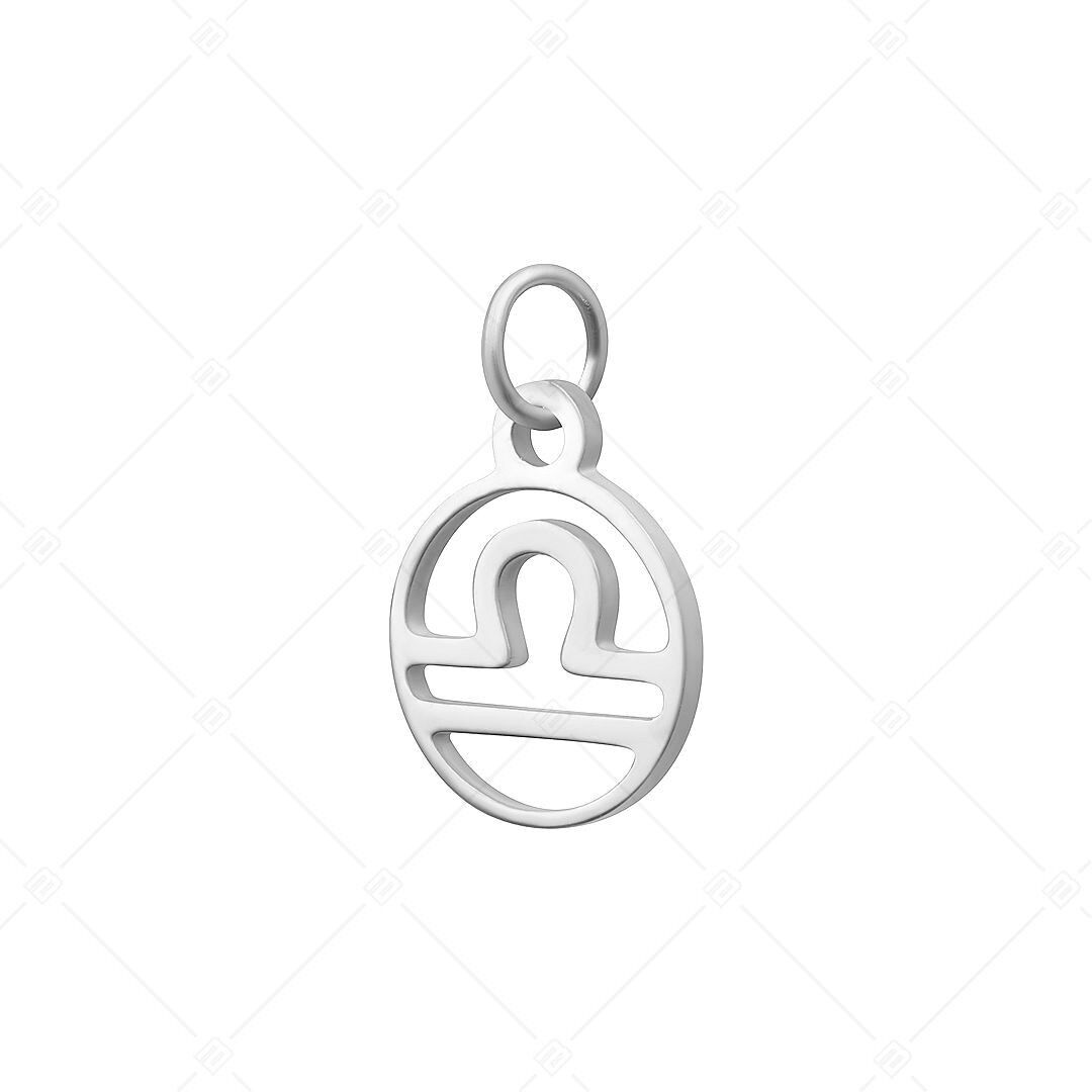 BALCANO - Charm de horóscopo de acero inoxidable, pulido - Libra